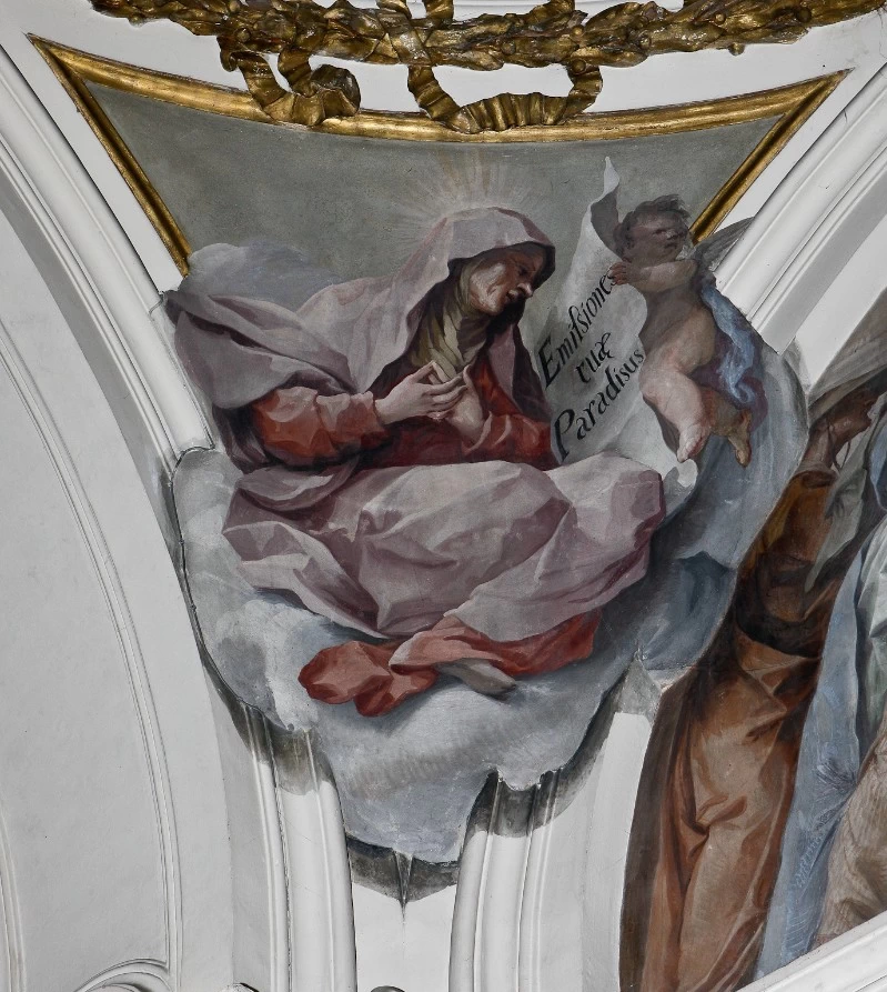 Sant'Anna Angelo reggicartiglio